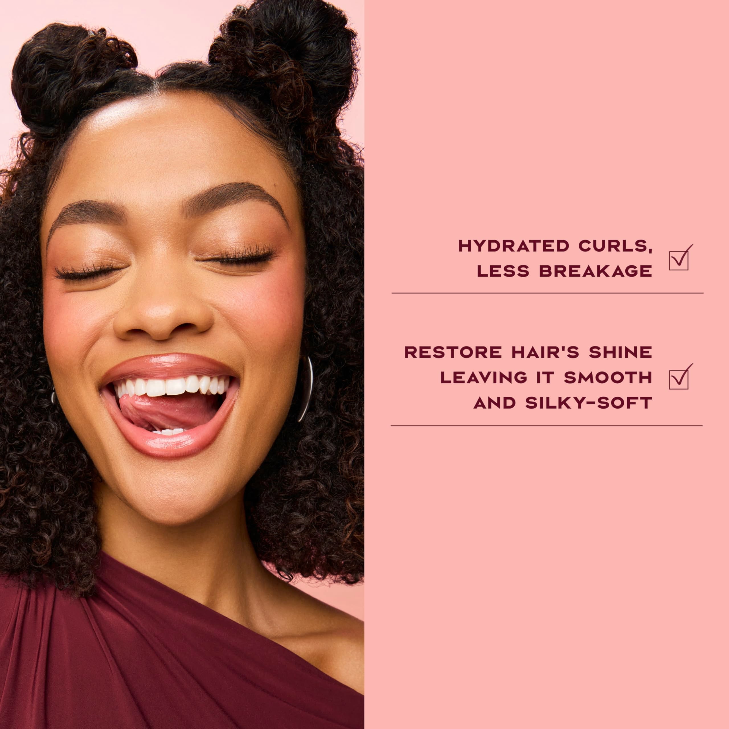 SheaMoisture Coconut and Hibiscus hair mask oil blend nourishes dry ends.