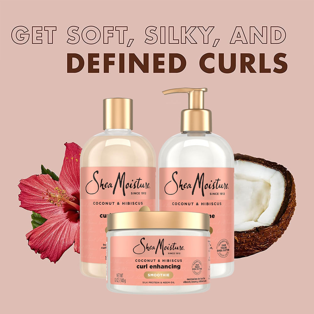 SheaMoisture shampoo lather close-up shows creamy texture for enriched cleansing.