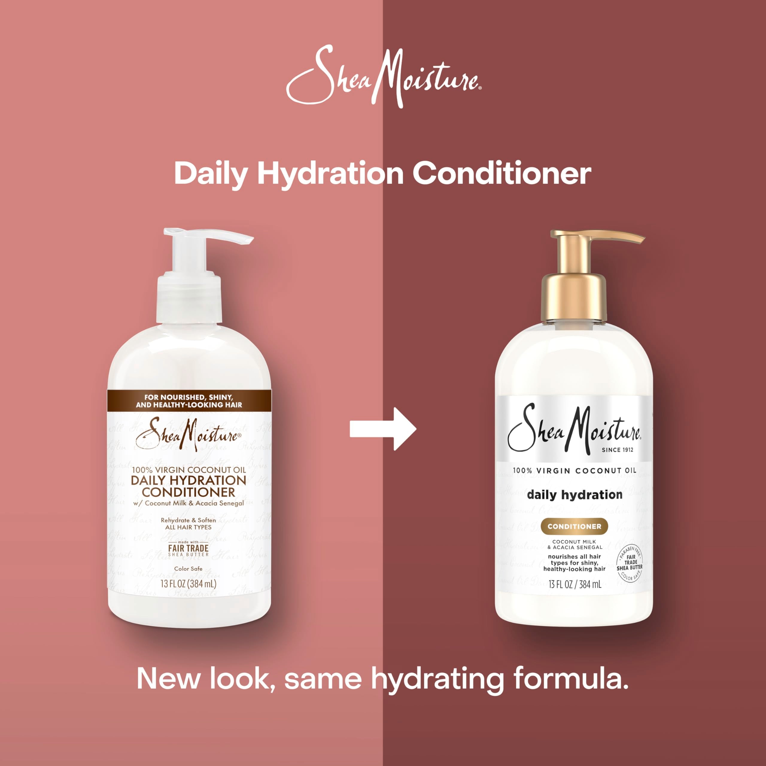Etiqueta sin siliconas de SheaMoisture, ideal para cabello suave y sin irritaciones.