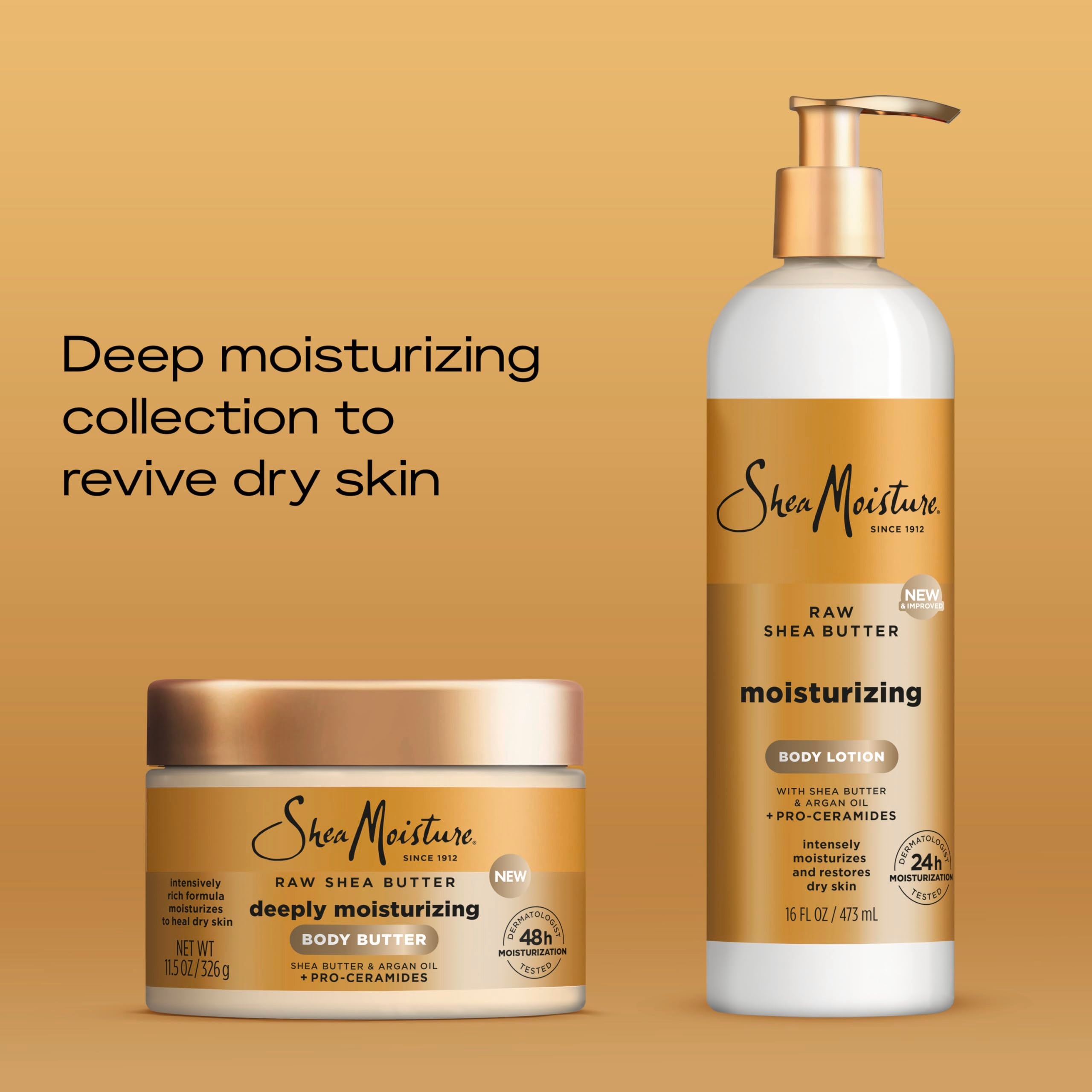SheaMoisture crema corporal ceramidas pro favorecen reparación de piel seca.