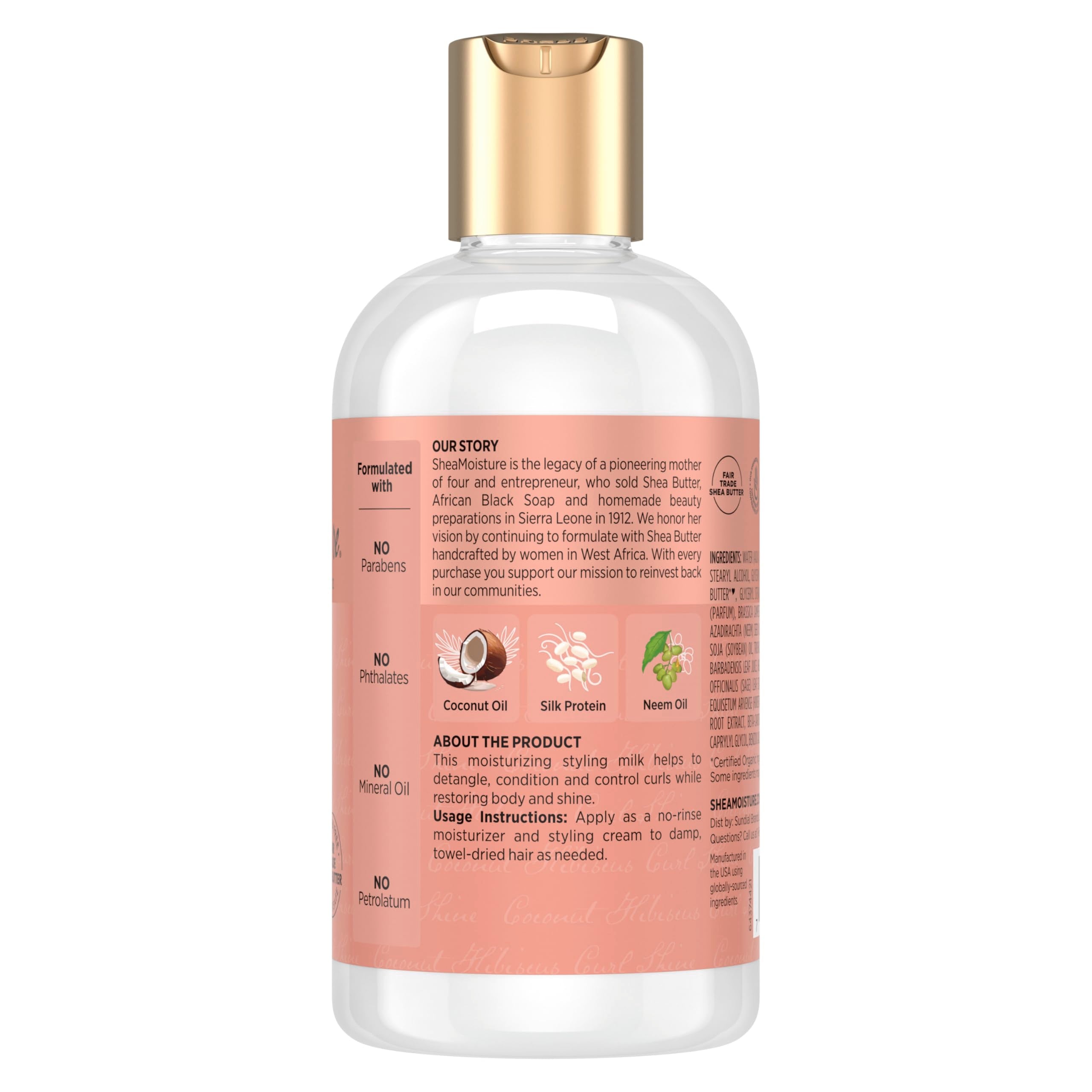 La crema de SheaMoisture define rizos con Coco Hibisco para cabello flexible