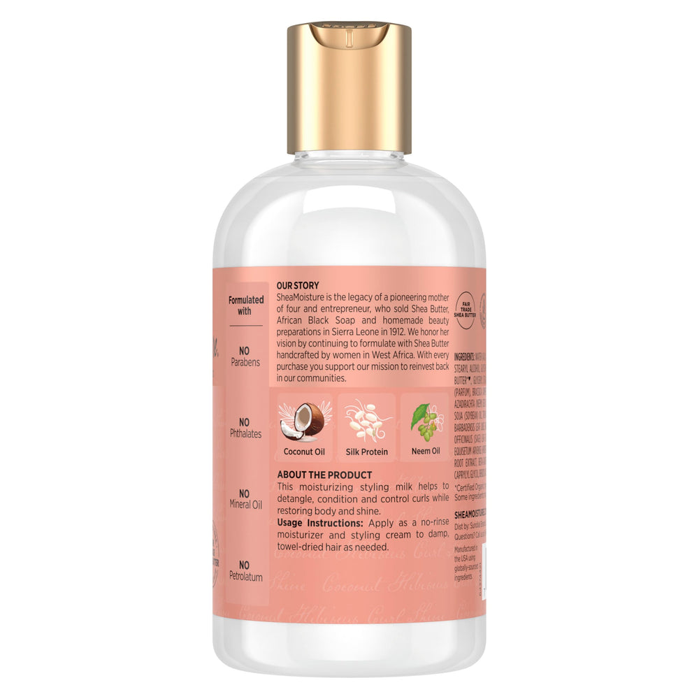 La crema de SheaMoisture define rizos con Coco Hibisco para cabello flexible