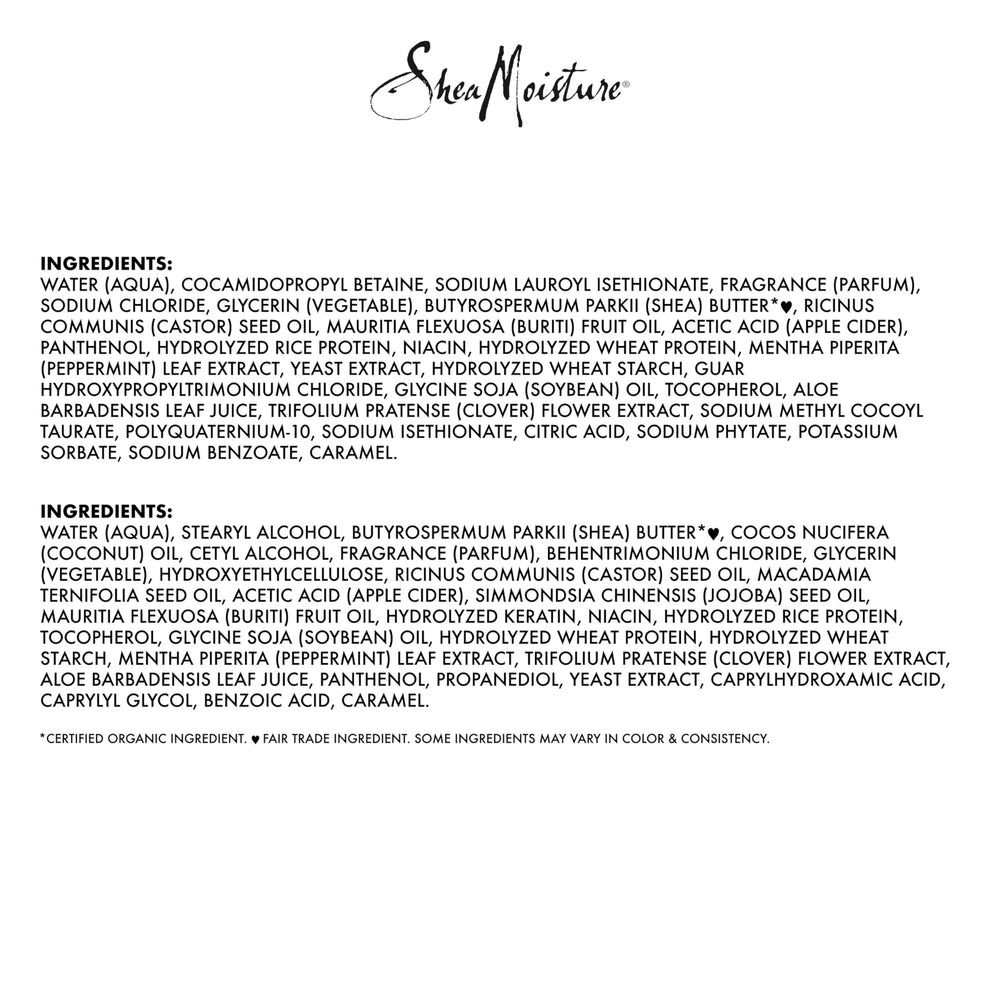 Cruelty-free logo indicating ethical hair care from SheaMoisture.