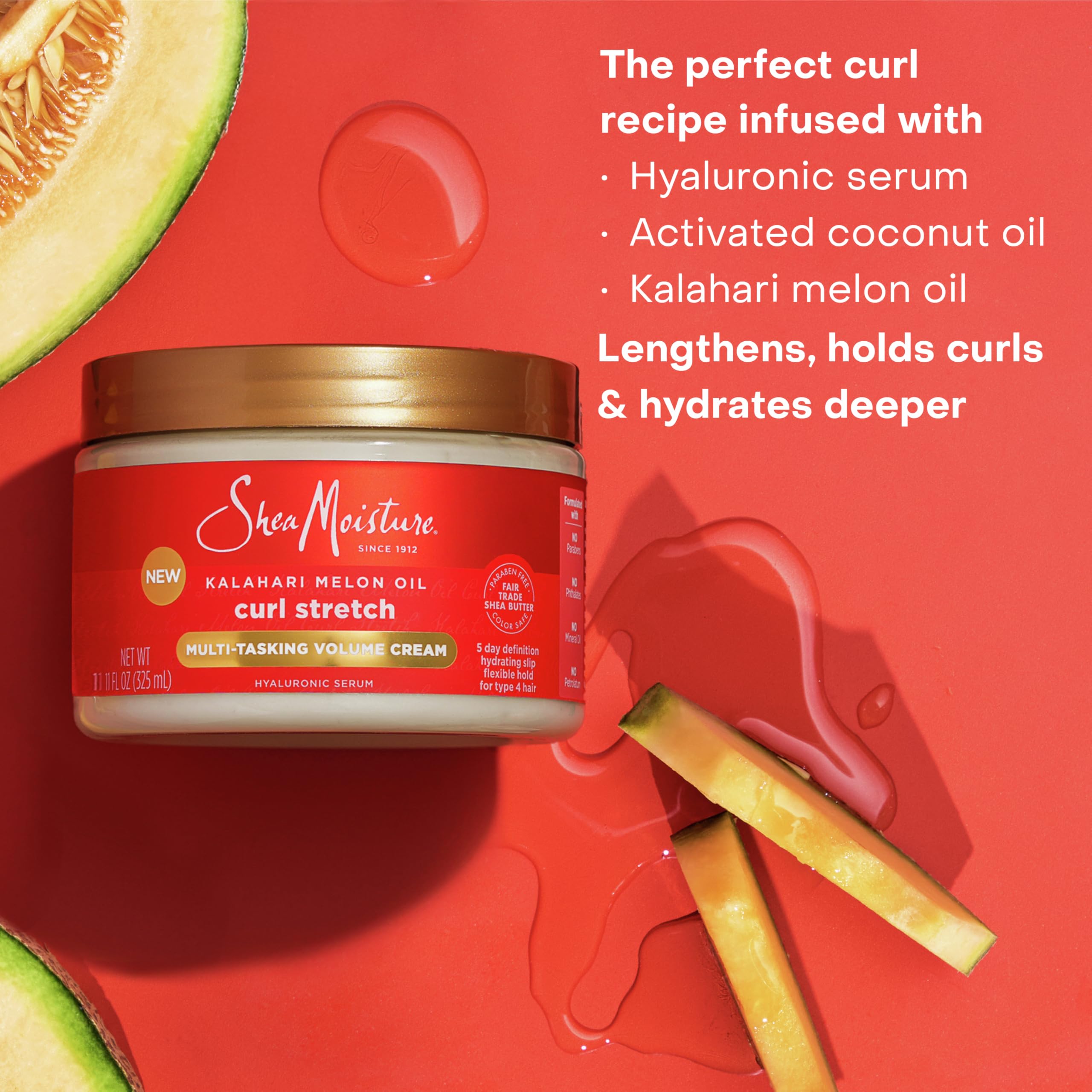 Aceite de melón Kalahari: hidratación profunda en Curl Stretch
