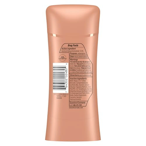 Protección de 48 horas y aroma suave de karité con SheaMoisture.