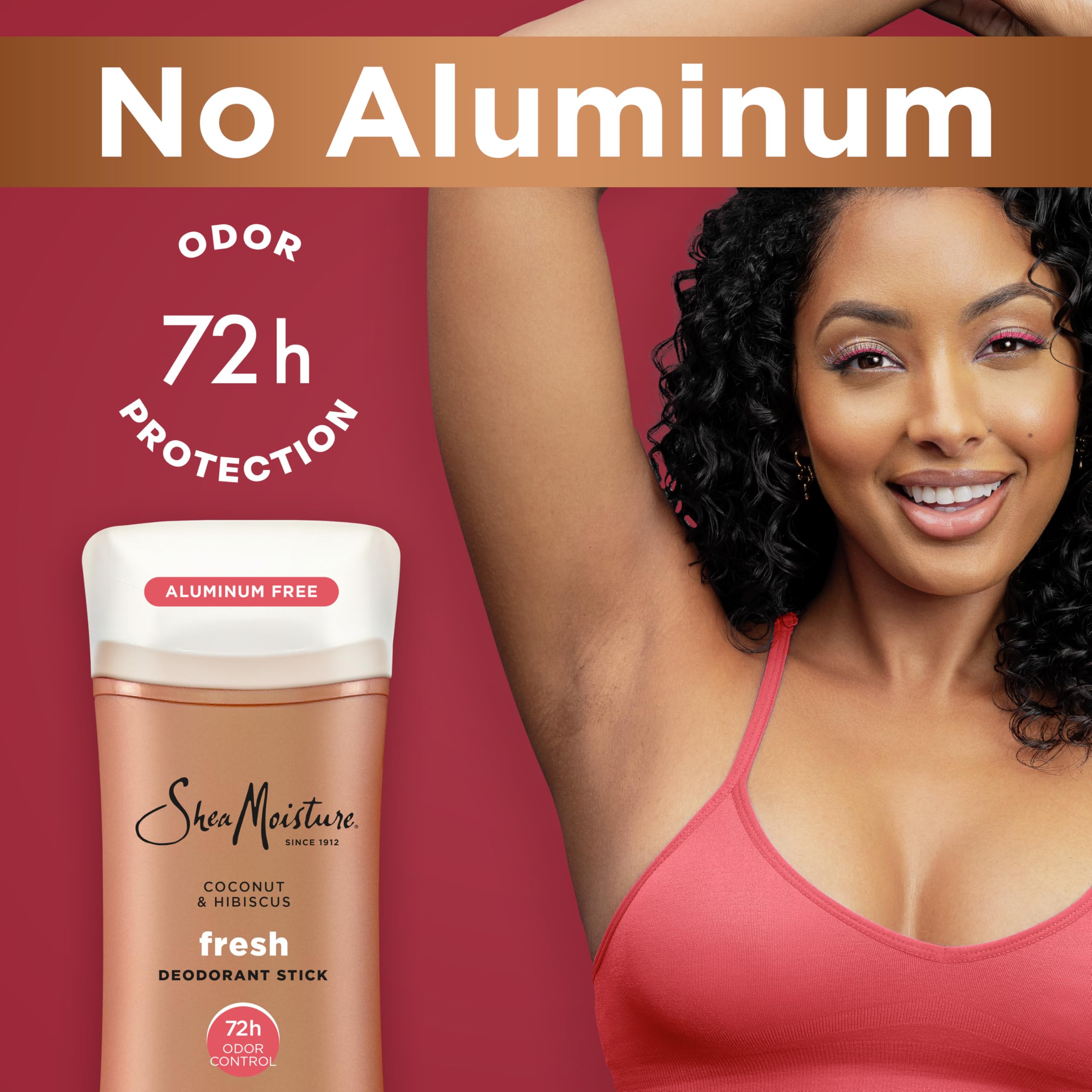 Desodorante SheaMoisture Coco y Hibisco: aroma suave que acompaña el día
