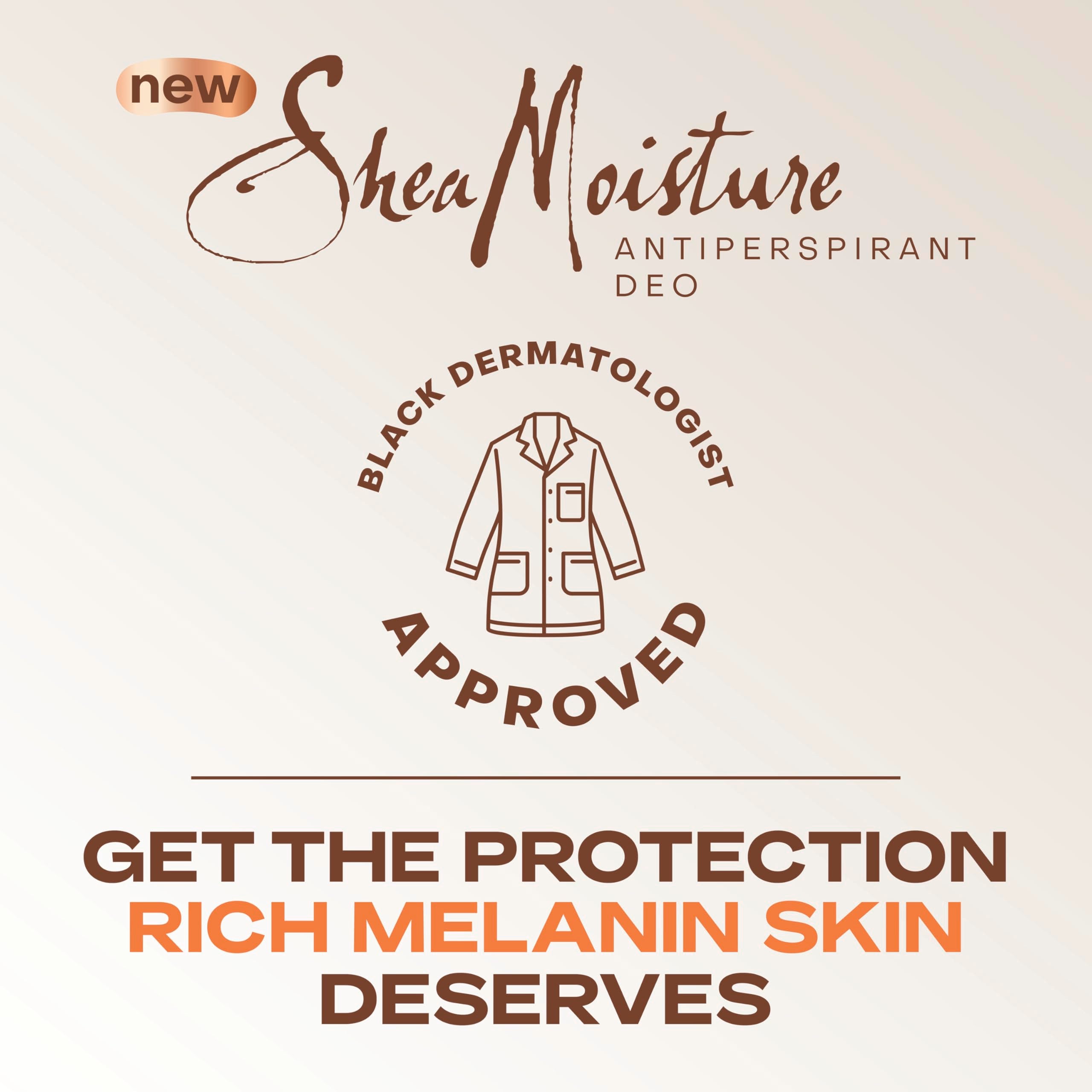 Desodorante SheaMoisture aprobado por dermatólogos negros.