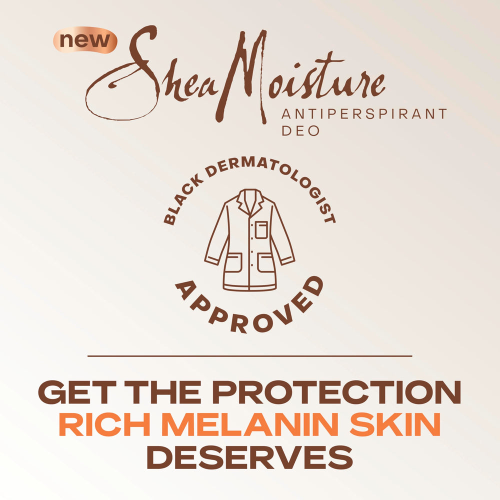Desodorante SheaMoisture aprobado por dermatólogos negros.