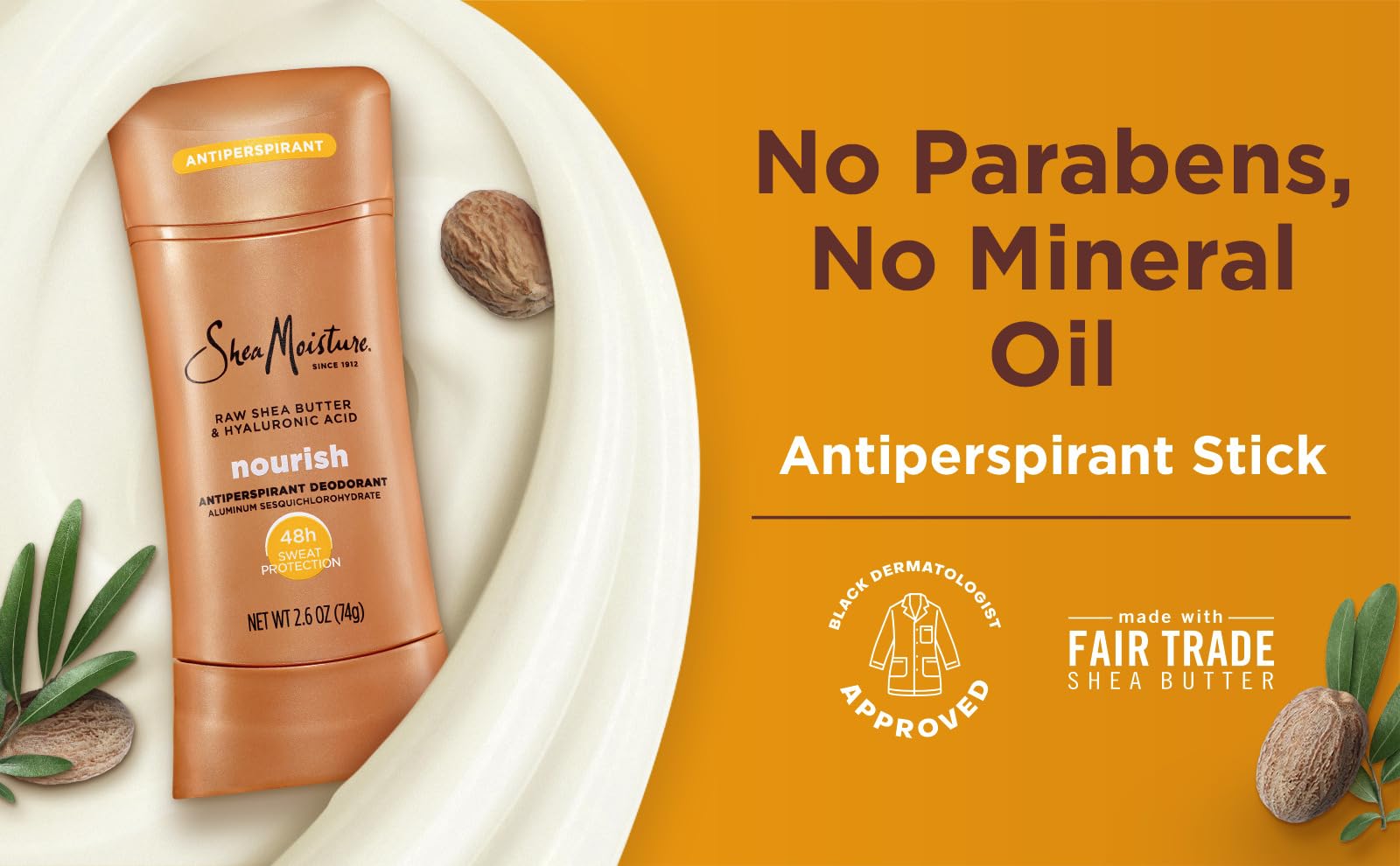 Fórmula suave de deslizamiento cómodo de SheaMoisture.
