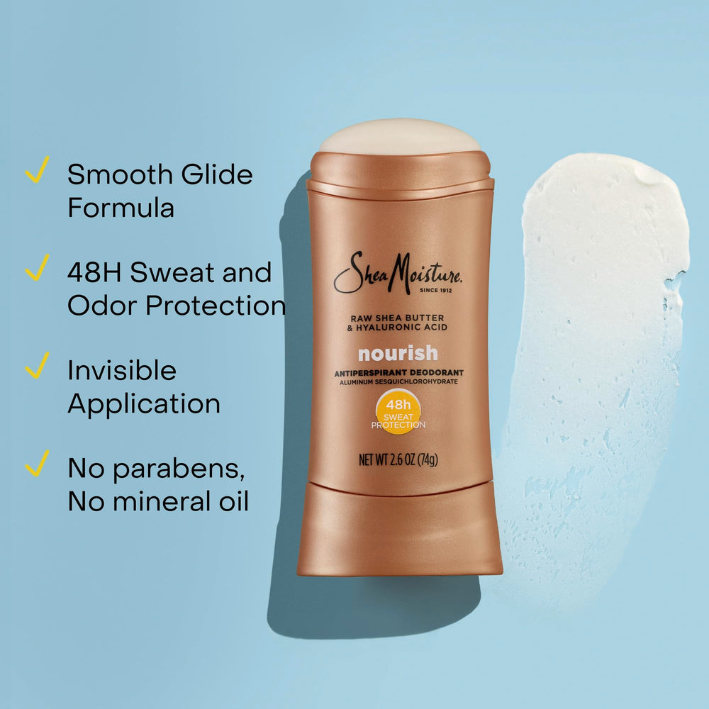Desodorante SheaMoisture sin parabenos para piel sensible.