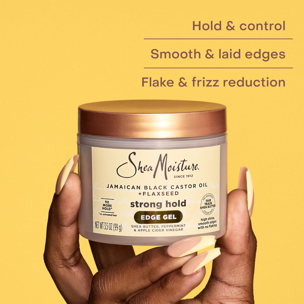 SheaMoisture Edge Control shine highlights natural moisture and gloss