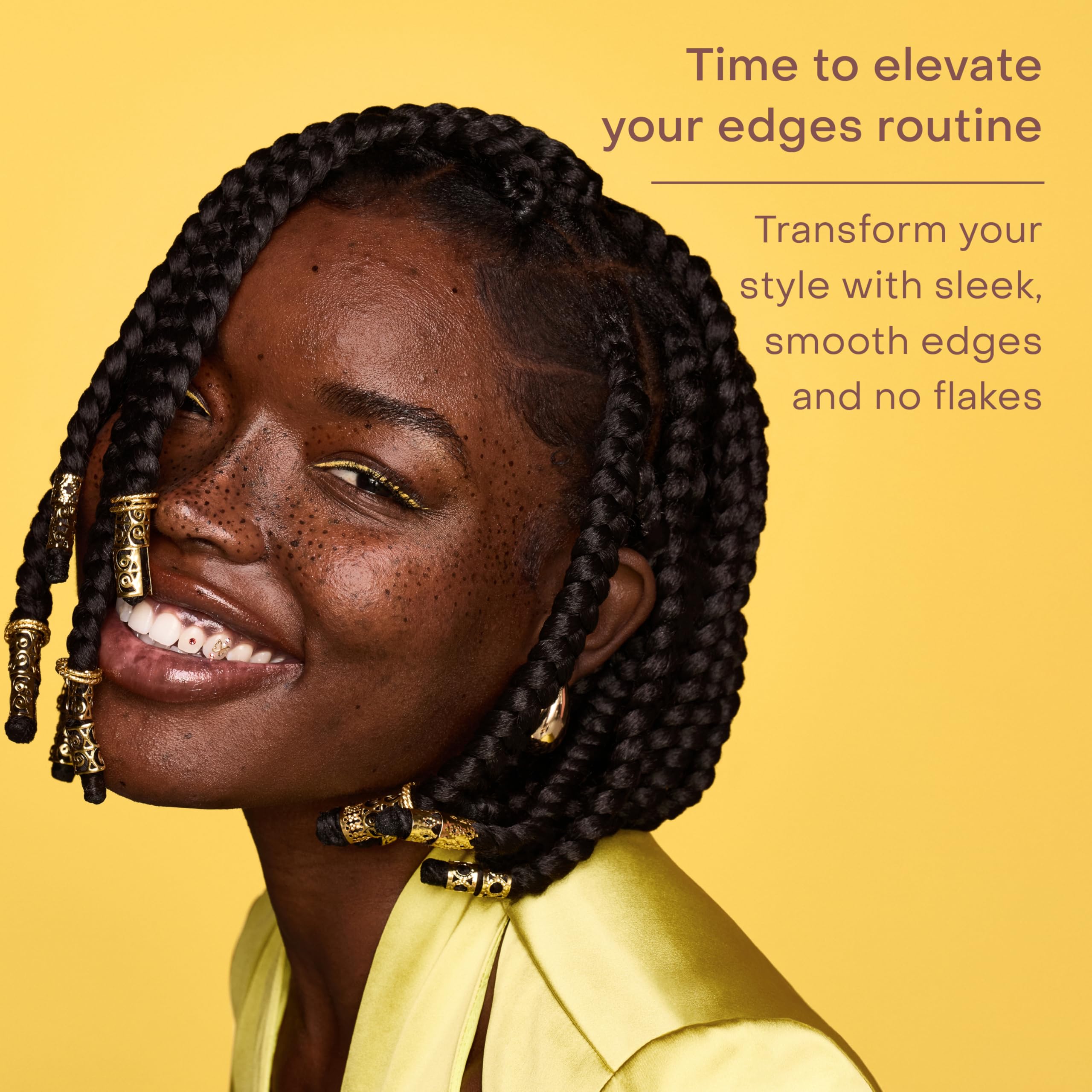 SheaMoisture Edge Control twist-out holds definition for styled twists