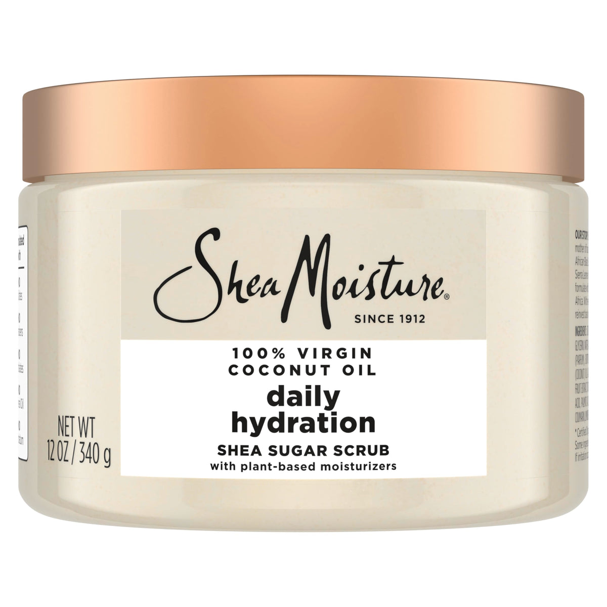SheaMoisture exfoliante corporal azucar envase: hidratación suave para piel con melanina