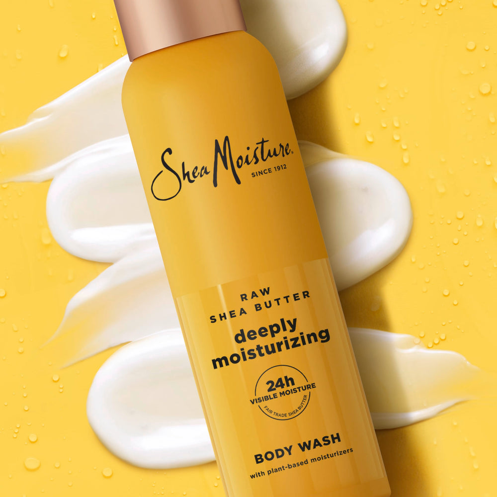 SheaMoisture gel de ducha con manteca de karité cruda, ingredientes de comercio justo