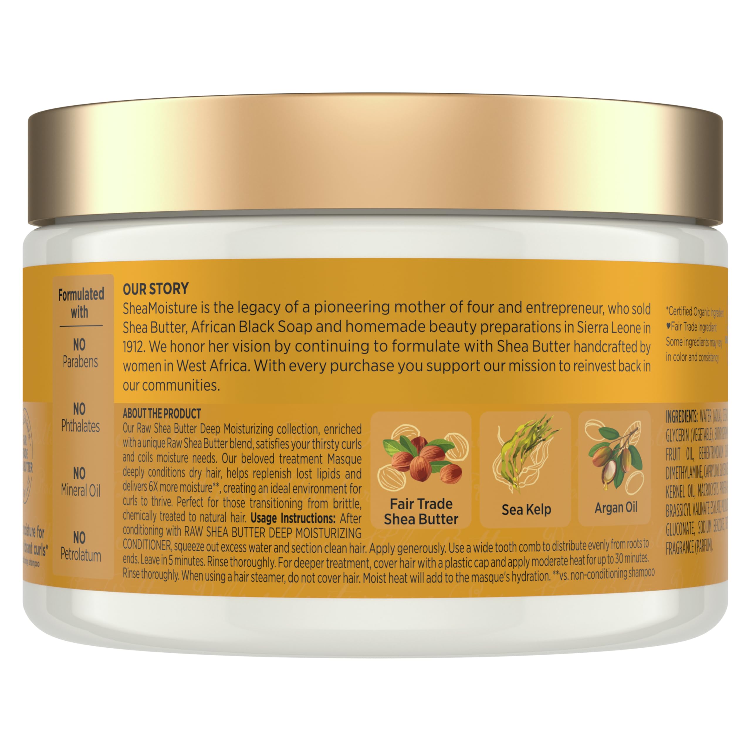 Sheamoisture ingredientes-algas-marinas, nutrición para el cabello.