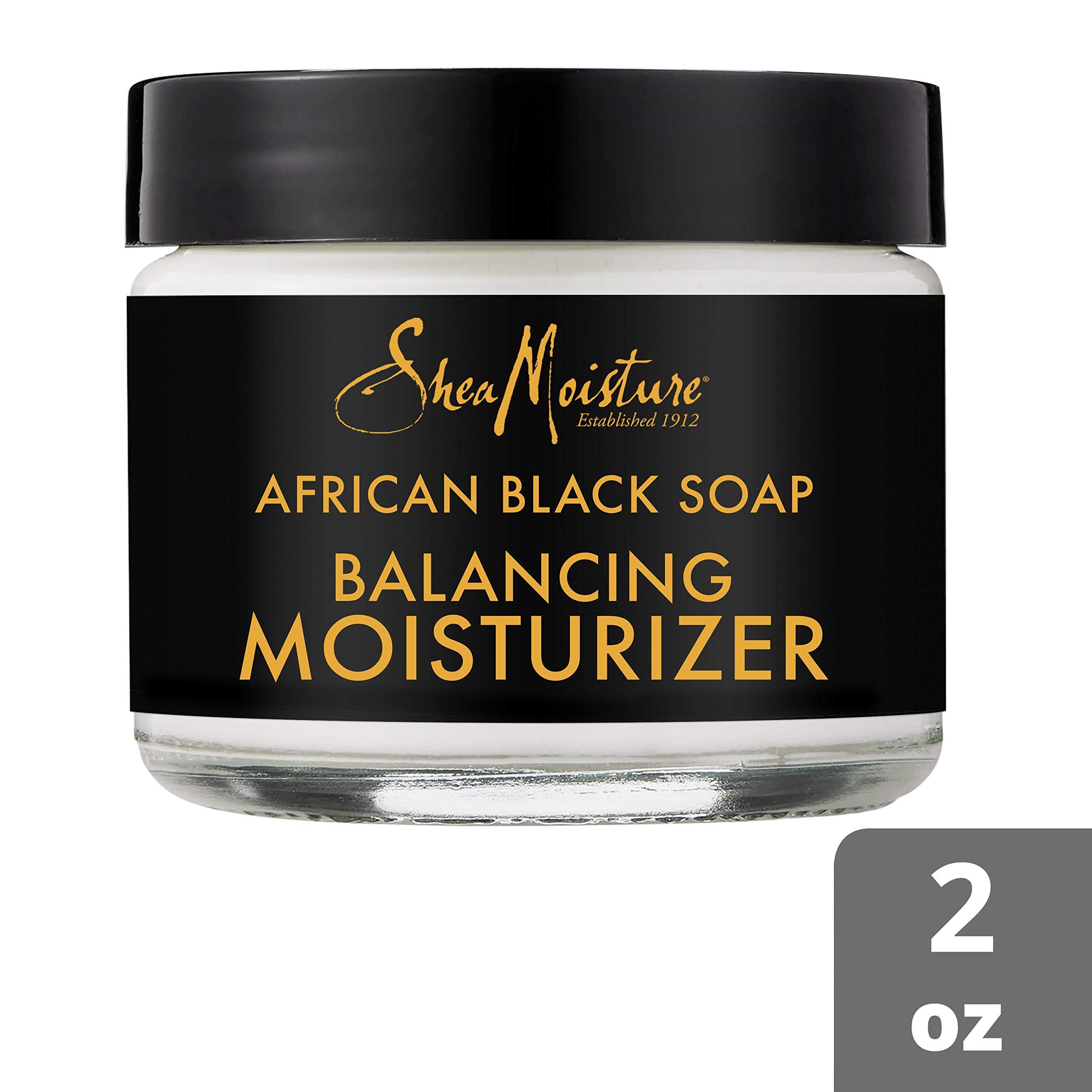 SheaMoisture jabón negro africano y manteca de karité, limpieza suave e hidratación