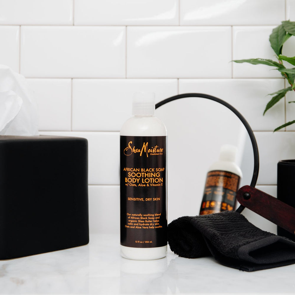 SheaMoisture jabón negro africano como inspiración de fórmula