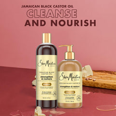 SheaMoisture Jamaican Black Castor Oil conditioner bottle for nourishment and softness