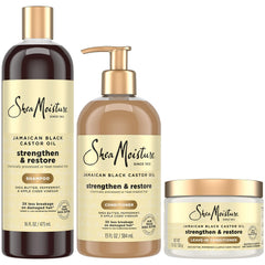 SheaMoisture Jamaican Black Castor Oil Shampoo for nourishing scalp cleansing