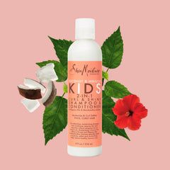 Sheamoisture Kids Coco Hibisco aplicación mano: experiencia suave que facilita el lavado.