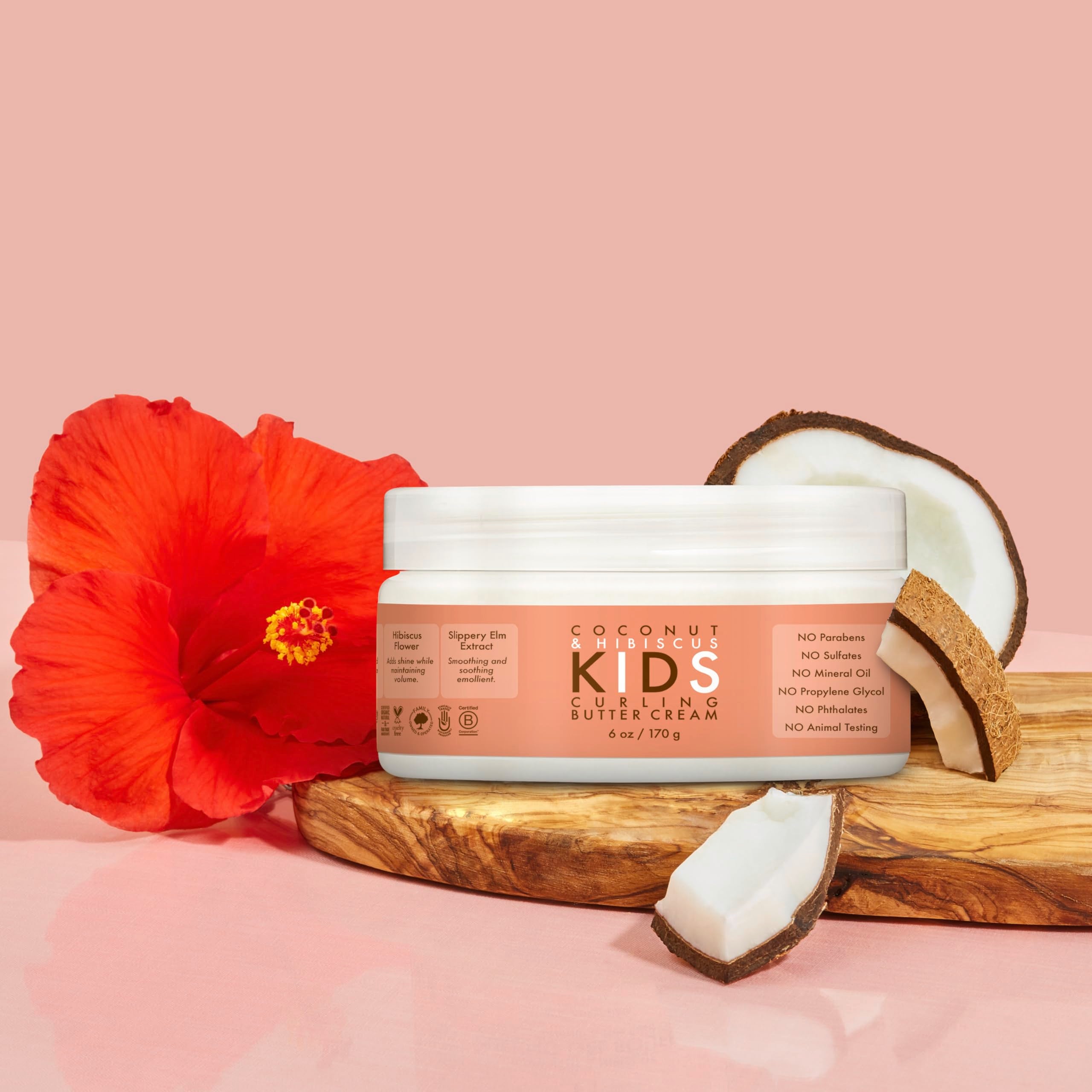Sheamoisture Kids Curling Butter Cream applied for even styling