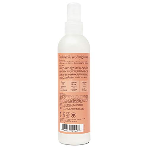 SheaMoisture para niños, aplicación en cabello mojado para desenredar.