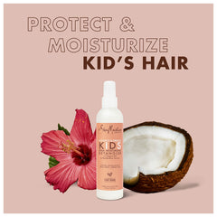 SheaMoisture para niños, cabello rizado definido tras el uso.
