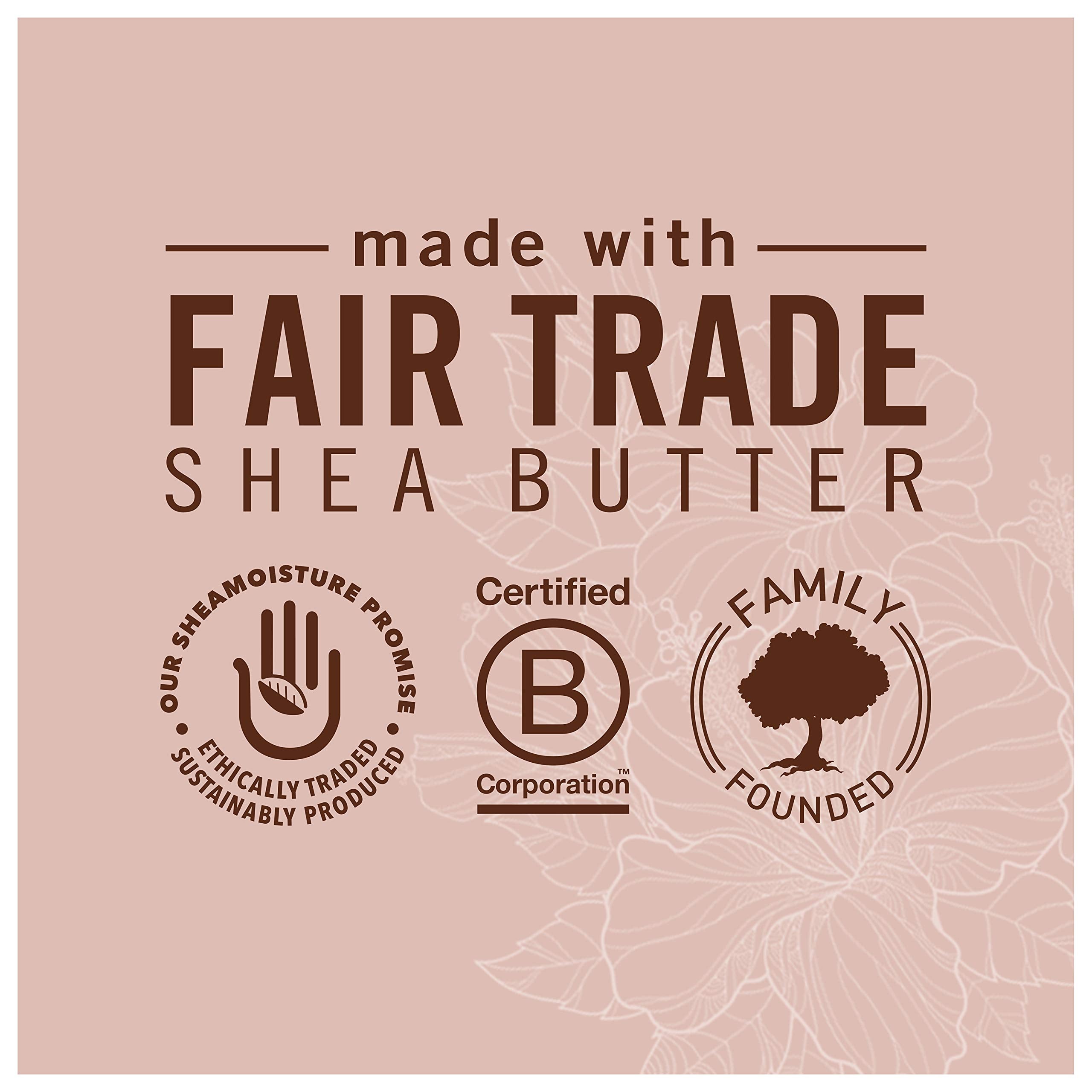 Envase de 8 oz de SheaMoisture, práctico para uso diario.