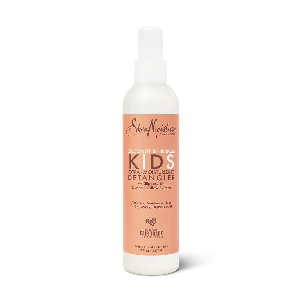 Sheamoisture Kids haircare trio packaging showcases all three products.