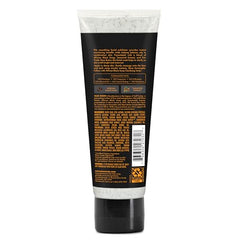 Sheamoisture Lavado Exfoliante Clarificante, botella trasera, etiqueta con ingredientes clave.
