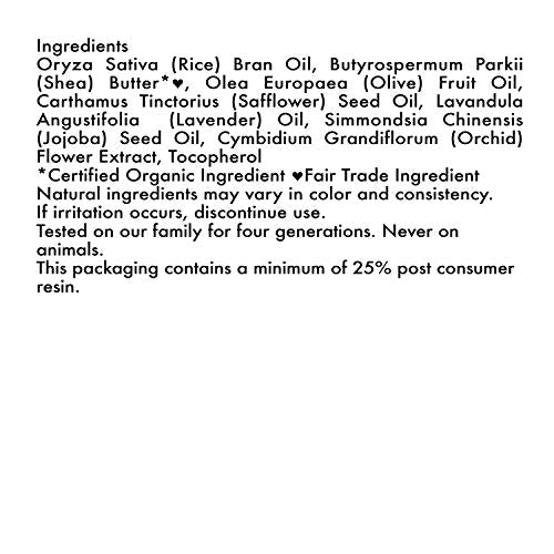 SheaMoisture Lavanda Orquidea, cuidado libre de crueldad animal.