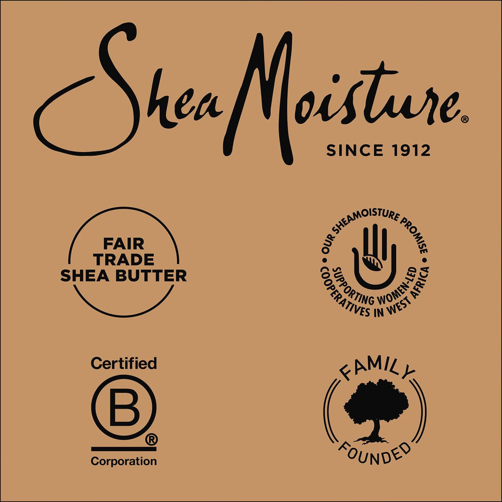Sheamoisture lifestyle shot with curly hair routine