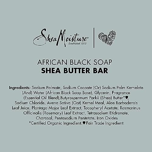 Lifestyle shot featuring SheaMoisture bar in shower for versatile skin care.
