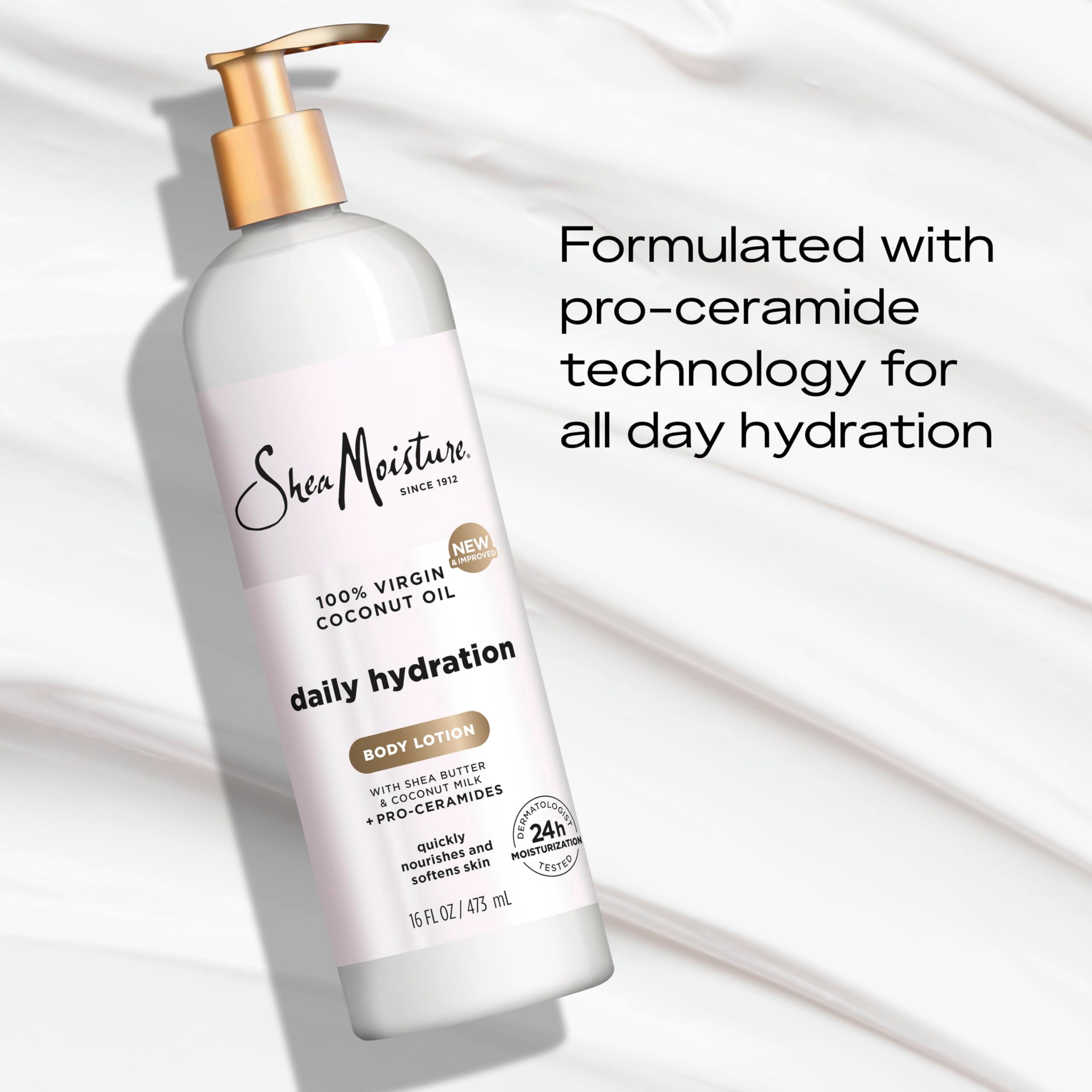 SheaMoisture Daily Hydration, fórmula con coco y karité, nutre sin sensación grasa