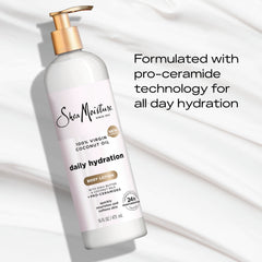 SheaMoisture Daily Hydration, fórmula con coco y karité, nutre sin sensación grasa