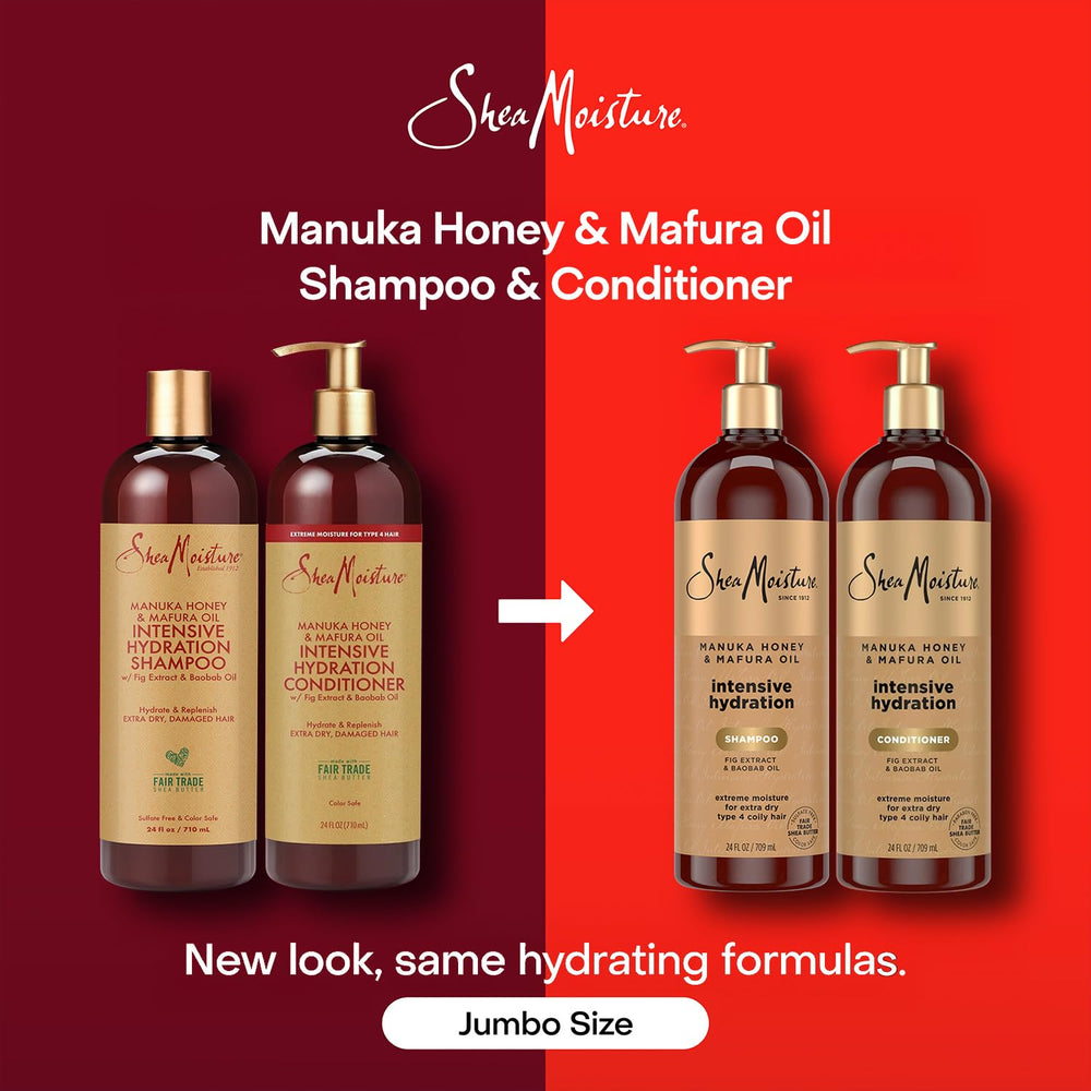 Sheamoisture manuka honey close-up highlighting nourishing honey