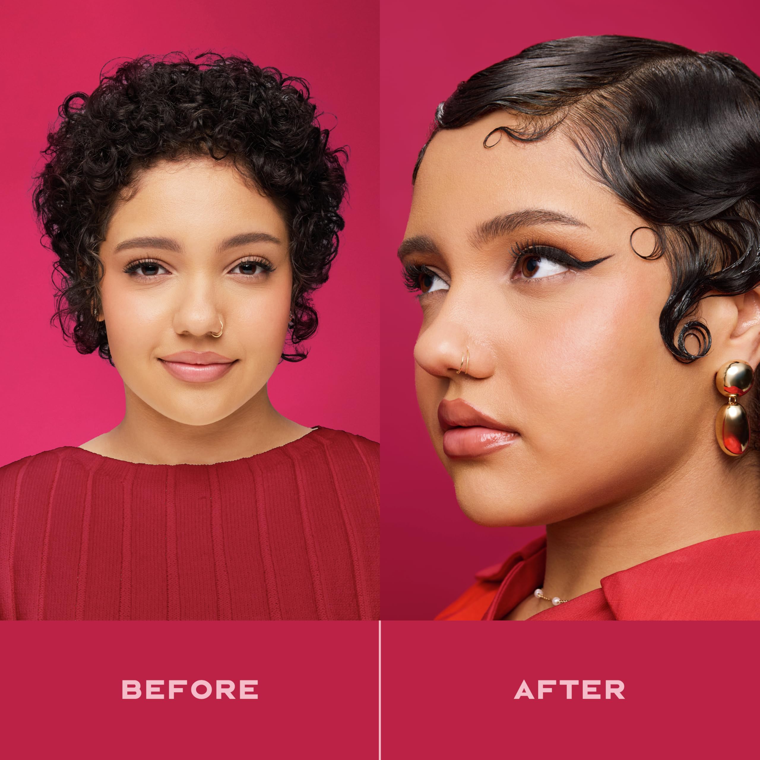 SheaMoisture Wrap & Set Mousse, ideal para roller sets para peinados duraderos.