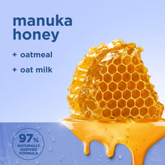 Lather forms richly on skin with SheaMoisture Manuka Honey Oatmeal bar soap.