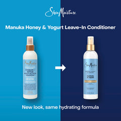 Detangled hair after using SheaMoisture leave-in conditioner spray.