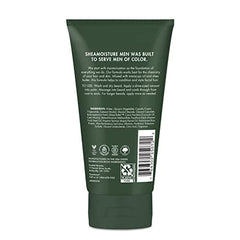 Sheamoisture Maracuja Oil beard wash texture bottle shows cleansing action.