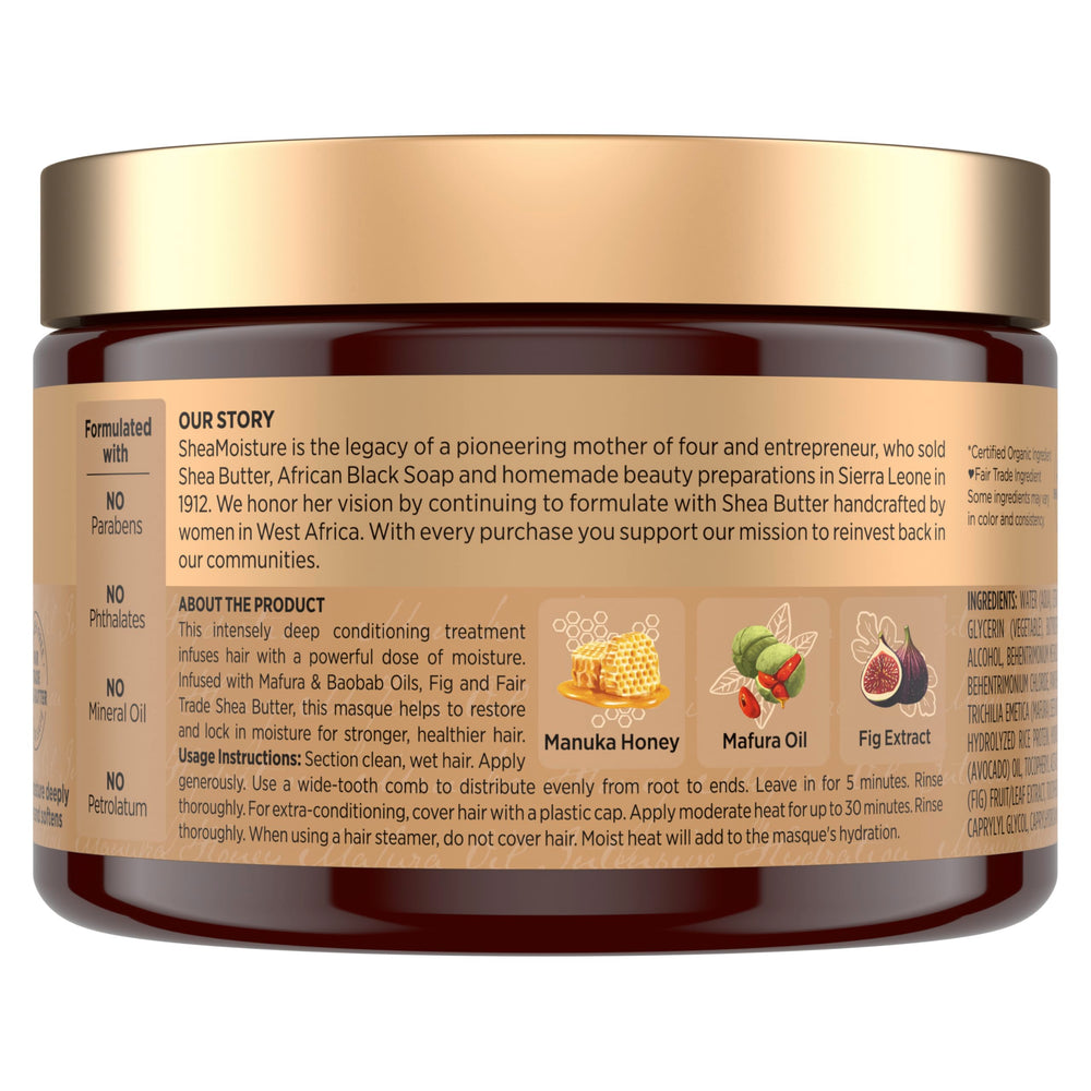 SheaMoisture Mascarilla Acondicionamiento Profundo Cabello Dañado: textura nutritiva