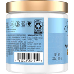 Aplicación suave de la mascarilla capilar SheaMoisture en cabello dañado.