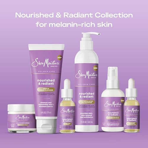 SheaMoisture Melanin Care aplicar 15 minutos antes del sol
