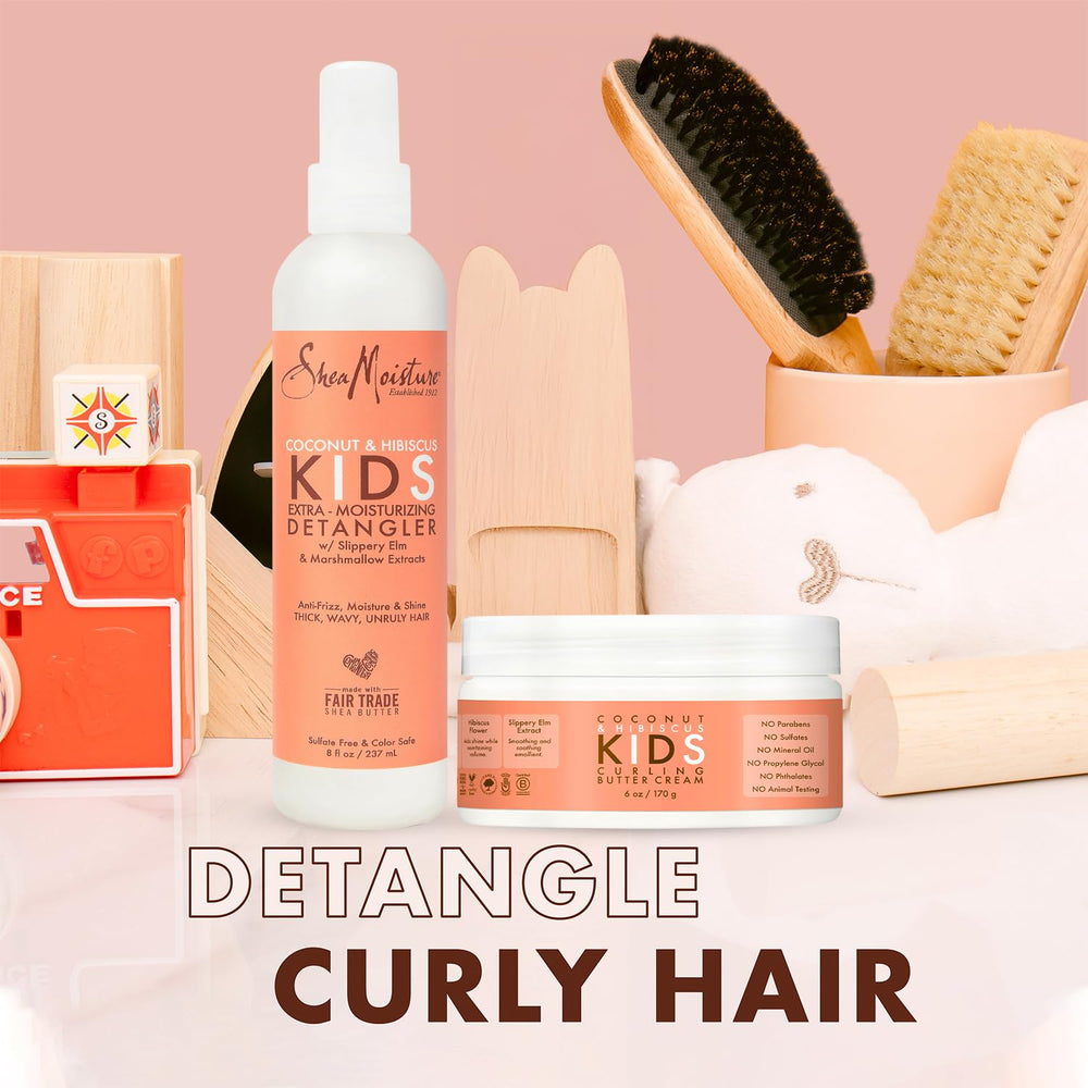 SheaMoisture Kids: crema definidora de rizos controla frizz.