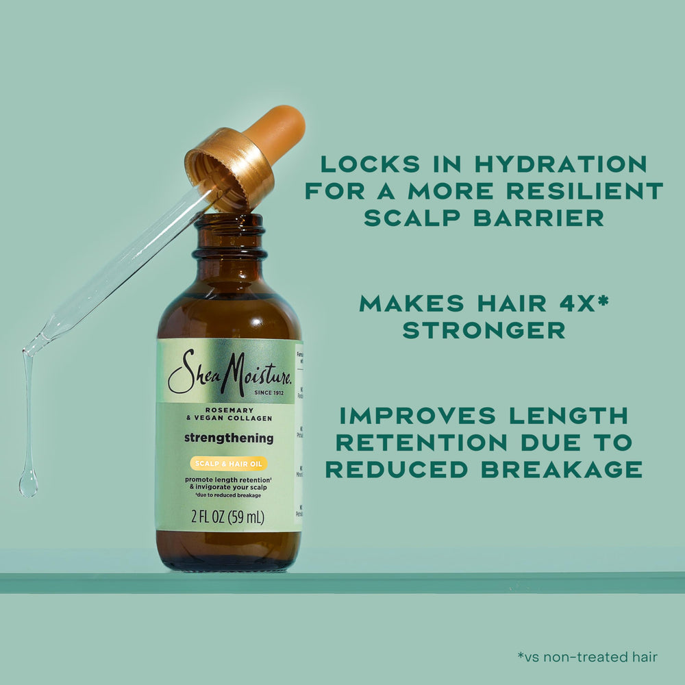 Reparación de cutículas visible, fortalecimiento de fibras con SheaMoisture.