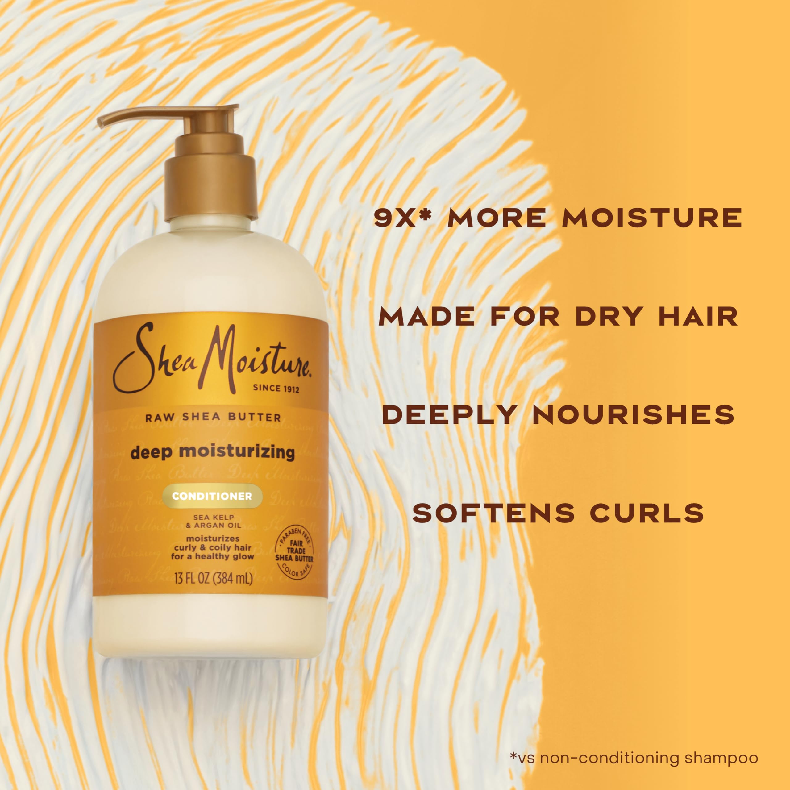 Rizos brillantes y manejables tras usar SheaMoisture Restorative Conditioner.