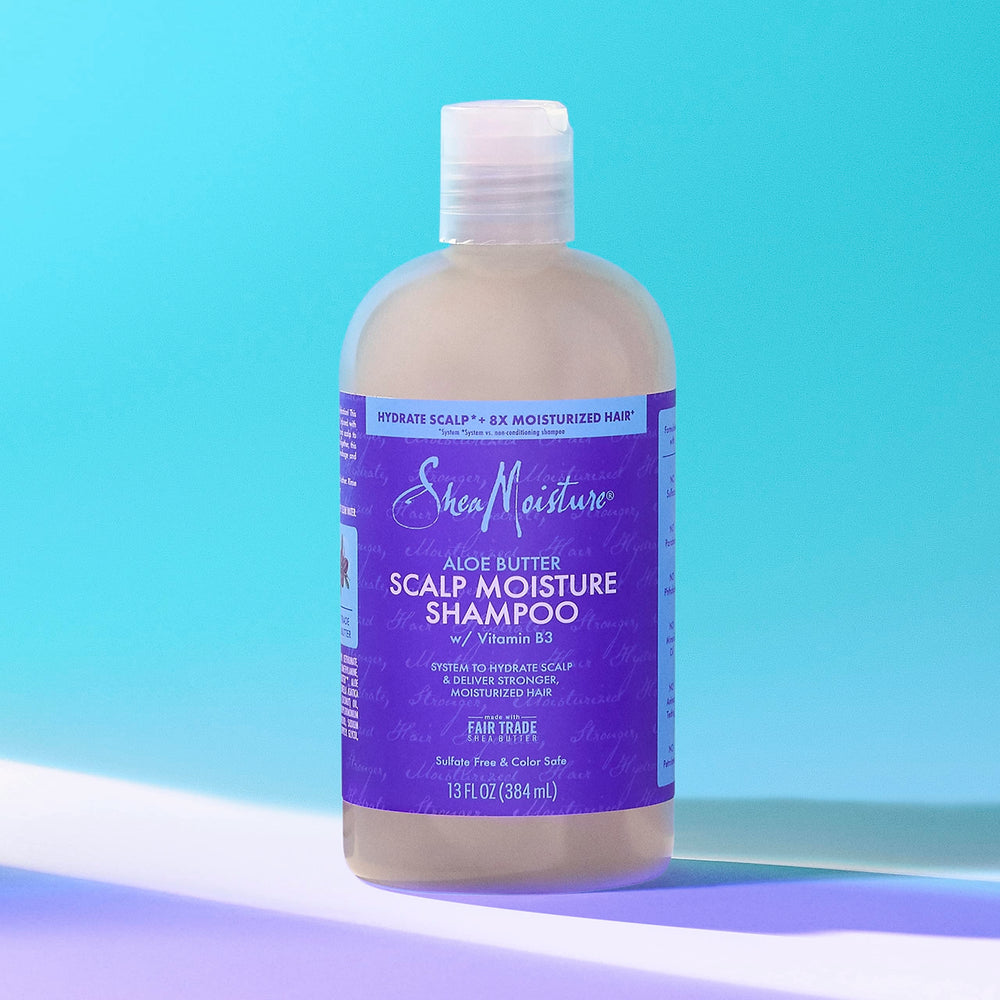 SheaMoisture Shampoo hidratación cabello: cabello más suave y manejable tras lavado.