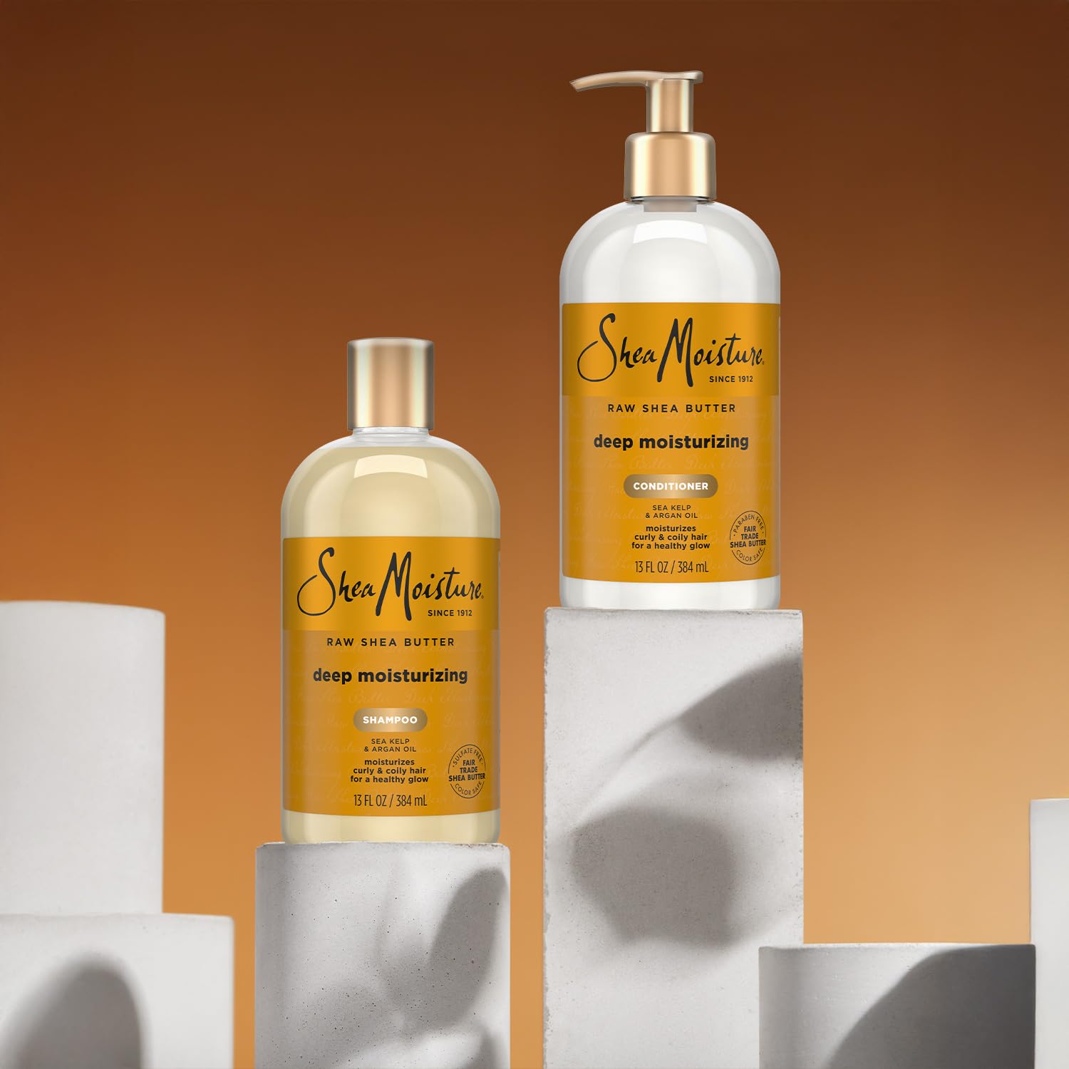 SheaMoisture shiny curls after use close-up showcases defined texture.