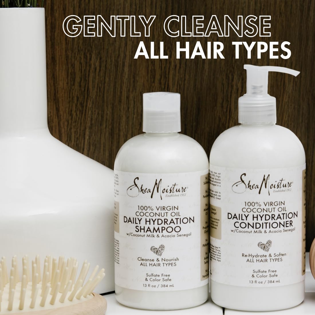 SheaMoisture sin siliconas para cabello sensible.