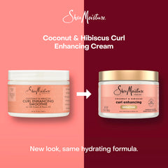 Textura cremosa de SheaMoisture Smoothie para rizos definidos